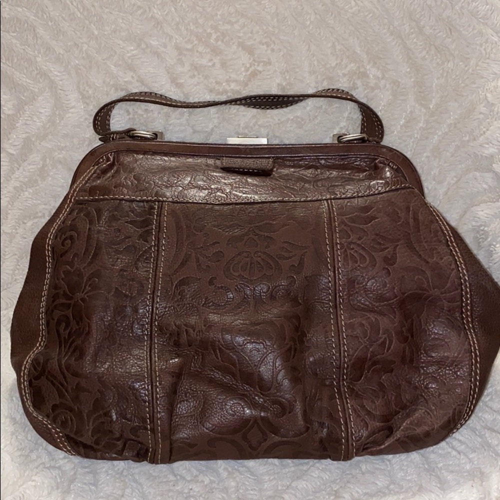 Fossil leather purse